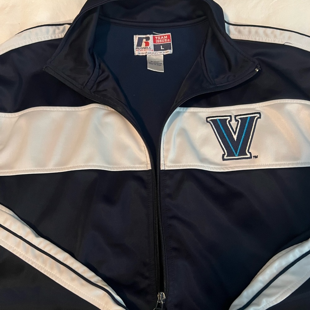 Mens Villanova Track Jacket Size Large